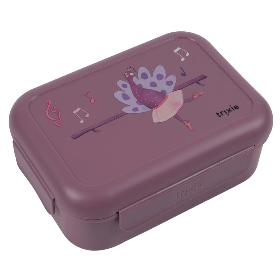 Trixie Lunch Box with Clips (Ballerina Mrs. Peacock)
