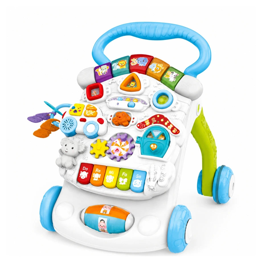 Oobidoo 3-in-1 Baby Walker with Musical Activity Panel (9M+)