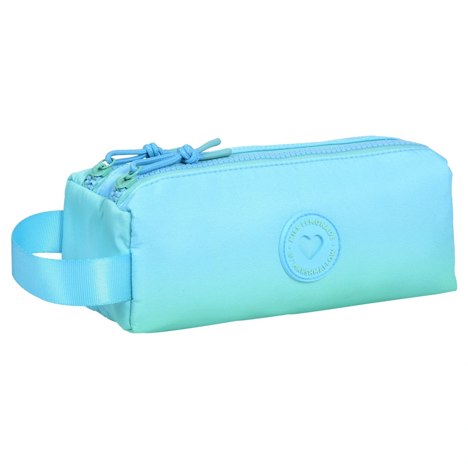 Marshmallow Pencil Case Minty Sky