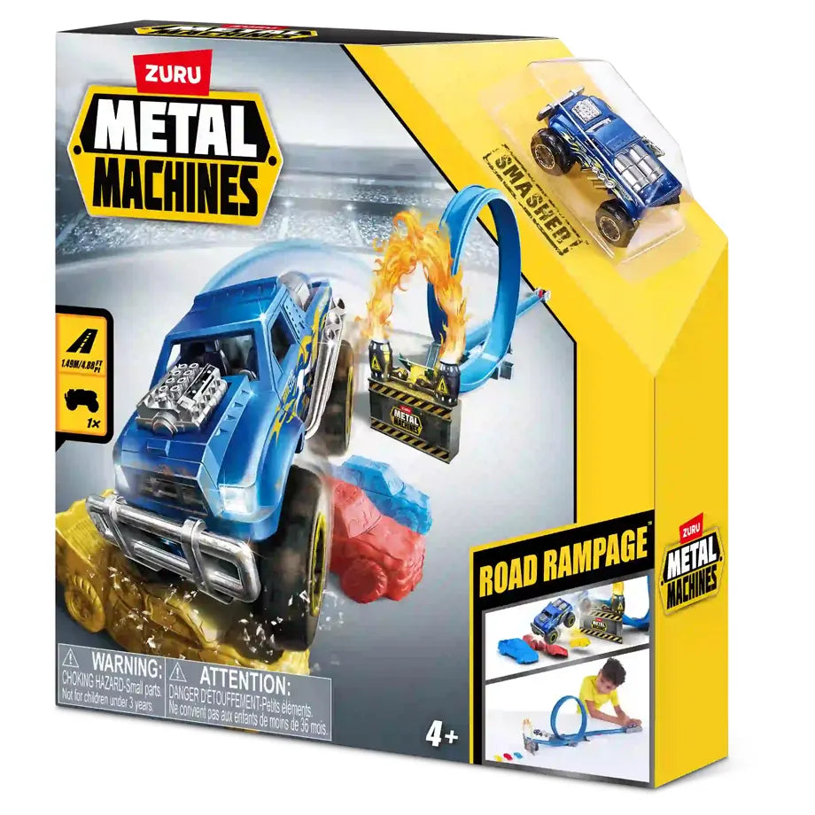 Zuru Metal Machines Playset Series 1 Roadrampage (12 Pcs, Bulk, Standard Color)