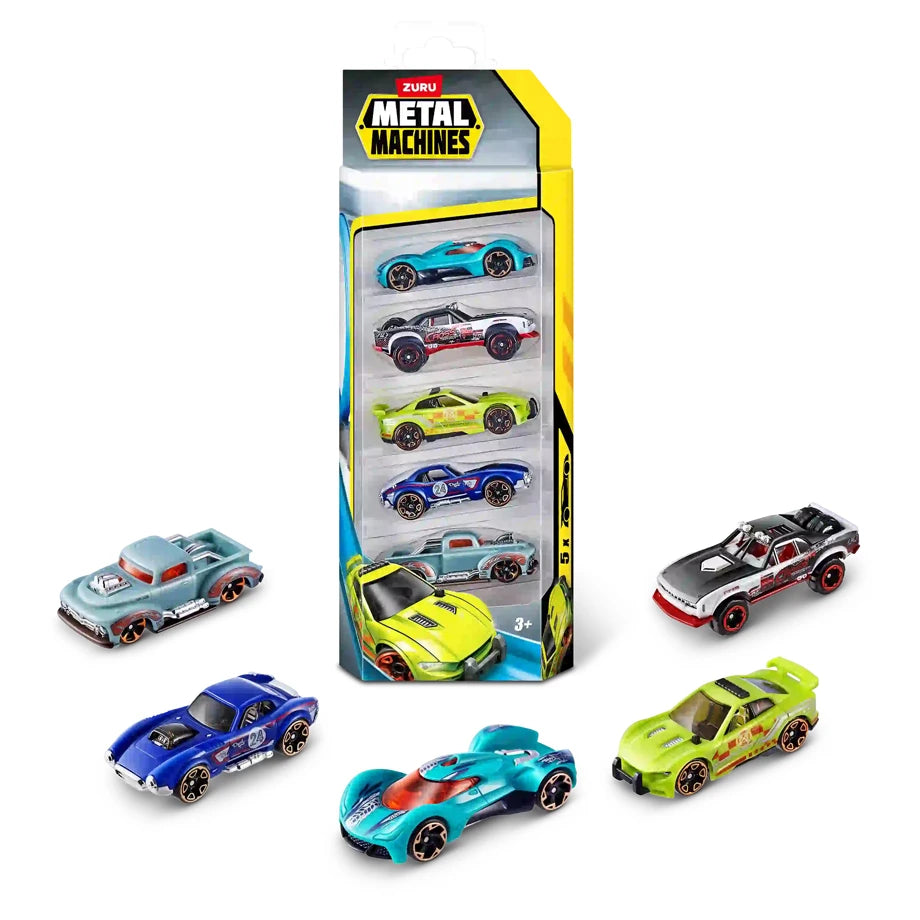 Zuru Metal Machines Cars Series 2 Multi Pack (5 Pk, 12 Pcs, Bulk, Standard Color Assortment)