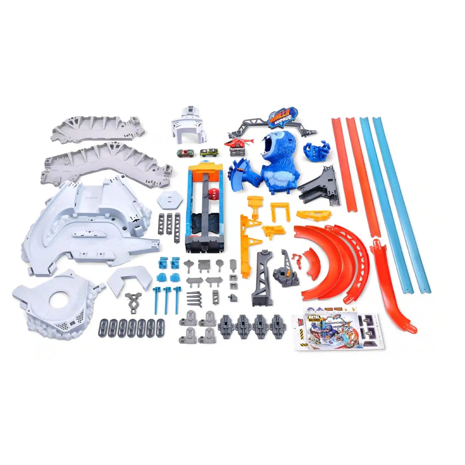 Zuru Metal Machines Track Set – Series 1 Gorilla Attack Medium Playset (2 Cars) 2 Pcs
