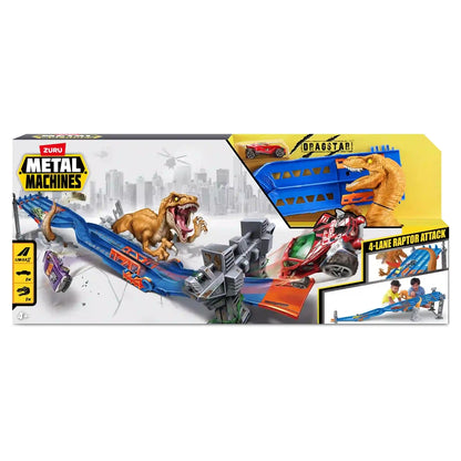 Zuru Metal Machines Playset Series 1 – 4-Lane Madness, 4 Pcs Bulk