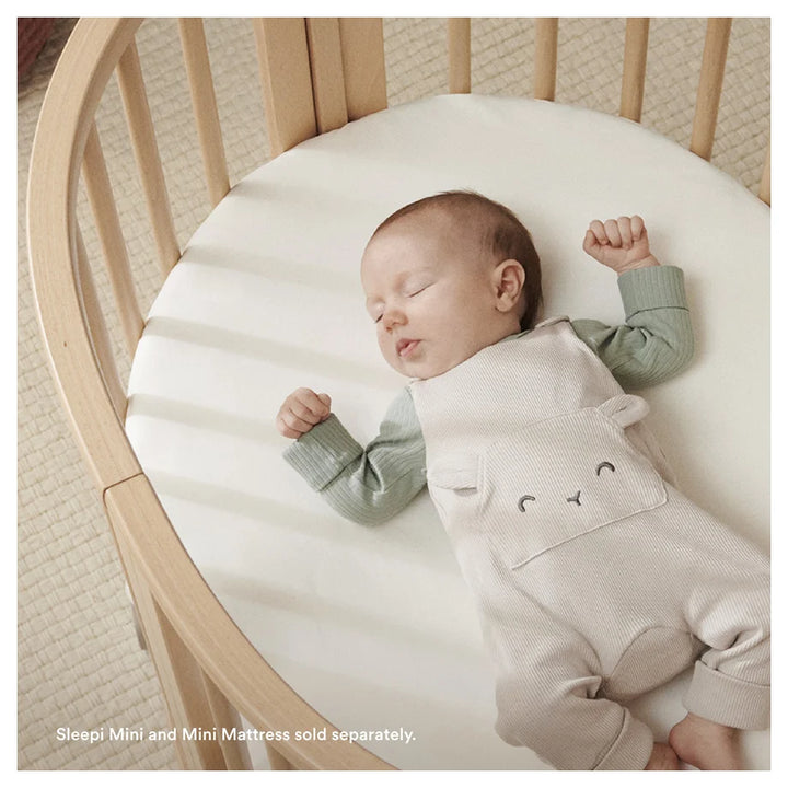 stokke sleepi mini fitted sheet white Stokke Sleepi Mini Fitted Sheet V3 (White) – Halamama.com