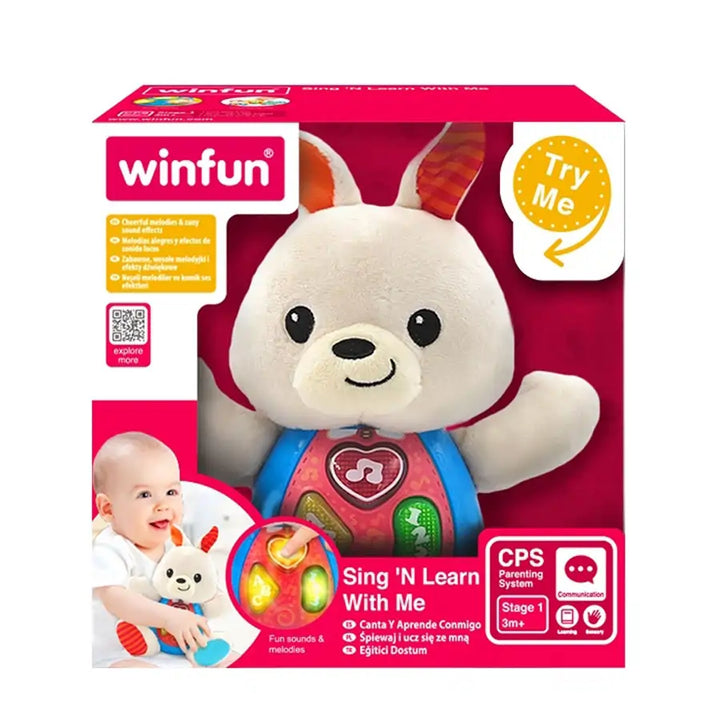 Winfun Sing 'N Learn With Me - Bouncy Bunny