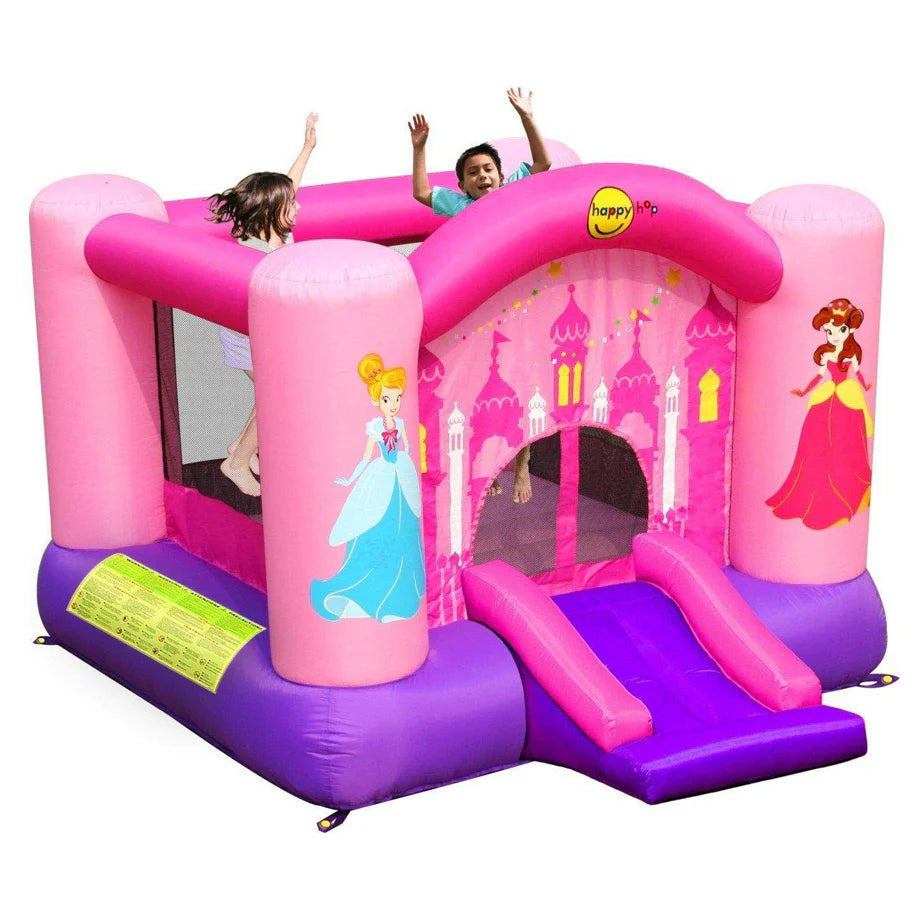 Happy Hop Princess Slide & Hoop Bouncer
