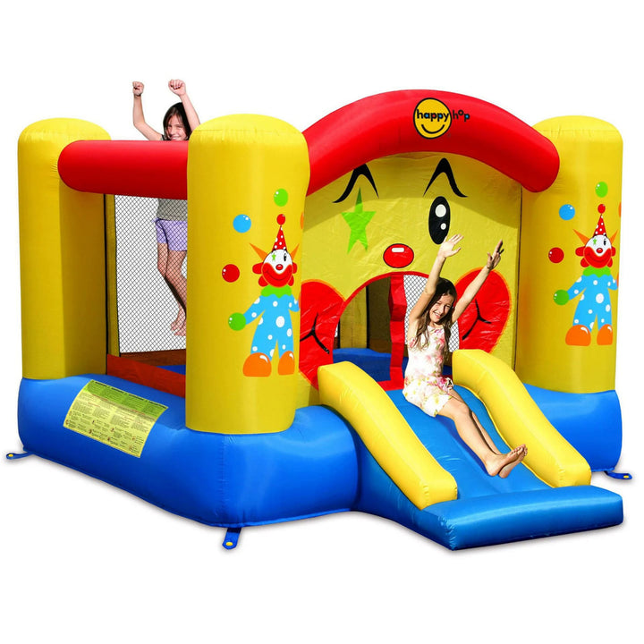 Happy Hop Clown Slide & Hoop Bouncer