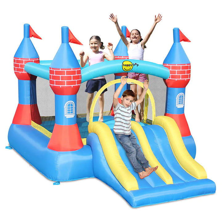 Happy Hop Castle Bouncer with Double Slide