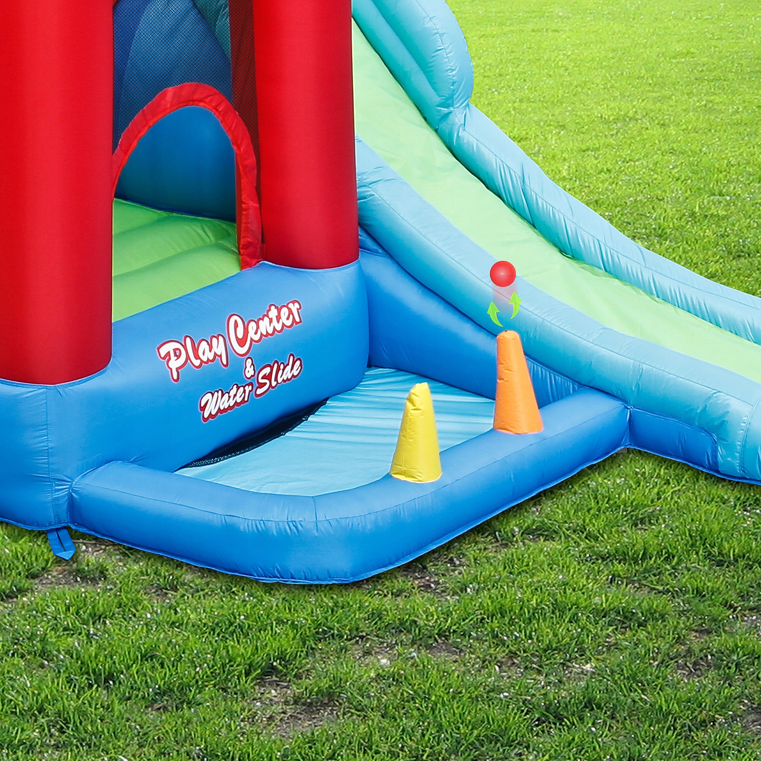 Happy Hop Play Center with Water Slide Happy Hop Play Center with Water Slide