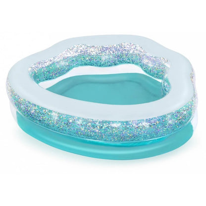 Bestway Sparkle Shell Kiddie Pool (59 Inch x 50 Inch x 17 Inch/1.50m x 1.27m x 43cm)