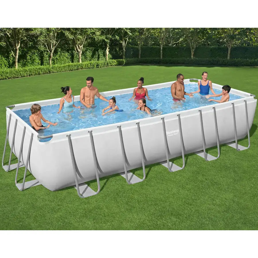 Bestway Rectangular Pool Set (21' x 9' x 52 Bestway Rectangular Pool Set (21' x 9' x 52