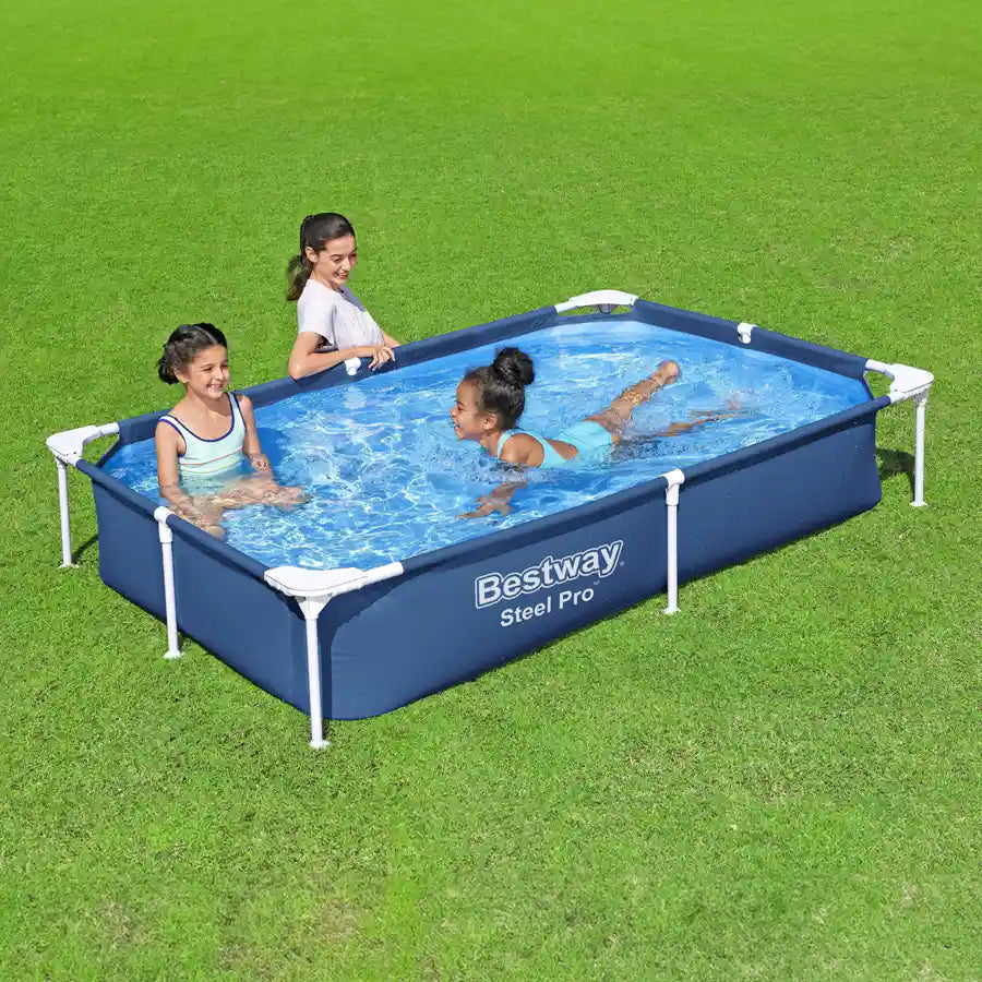 Bestway Steel Pro Pool (7'3" x 59" x 17"/2.21m x 1.50m x 43cm)