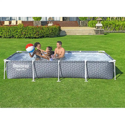 Bestway Steel Pro Pool Set (12' x 6'7 Inch x 26 Inch/3.66m x 2.01m x 66cm)