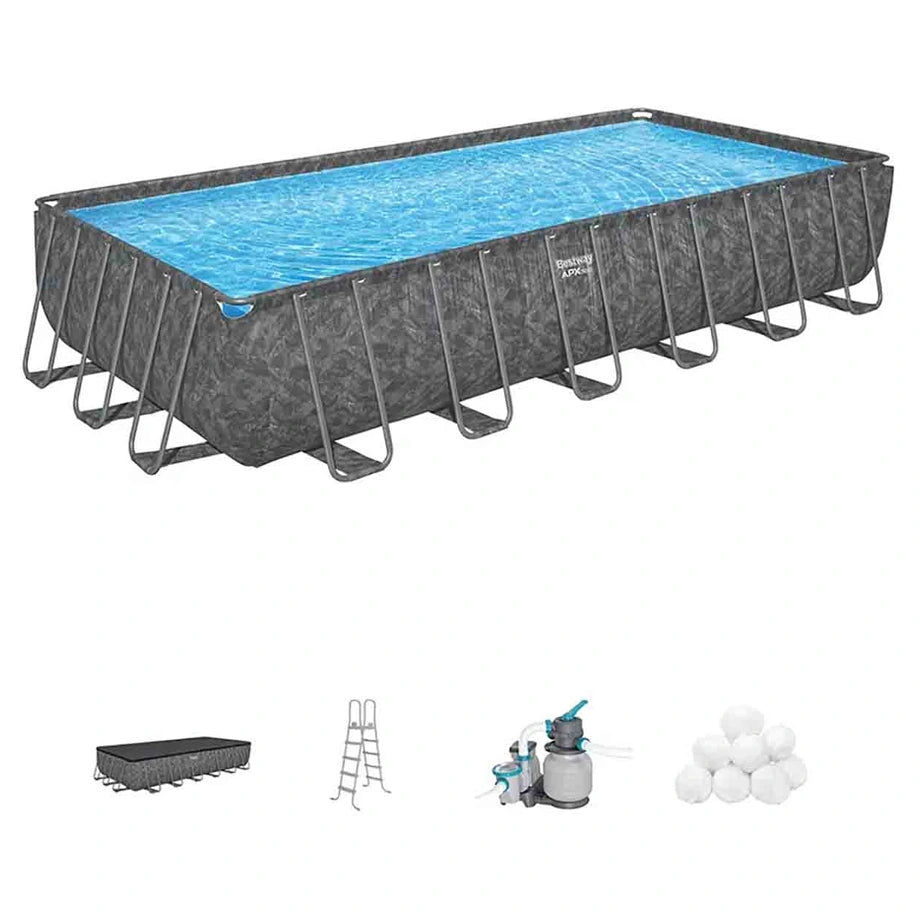 Bestway Rectangular Pool Set (7.32 m x 3.66 m x 1.32 m)