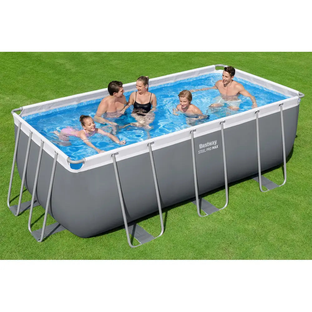 Bestway Power Steel Rectangular Pool Set (13'6 Bestway Power Steel Rectangular Pool Set (13'6