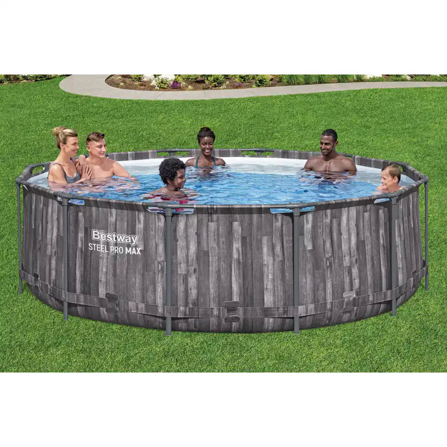 Bestway Steel Pro Max Pool Set (12' x 39.5 Bestway Steel Pro Max Pool Set (12' x 39.5