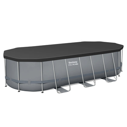 Bestway Power Steel Oval Pool Set (18' x 9' x 48 Inch/5.49m x 2.74m x 1.22m)