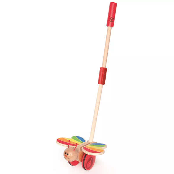 Hape Wooden Butterfly Push and Pull Toy