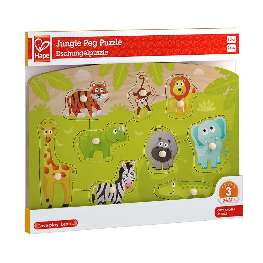 Hape Jungle Peg Puzzle Hape Jungle Peg Puzzle