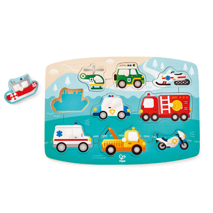 Hape Emergency Peg Puzzle