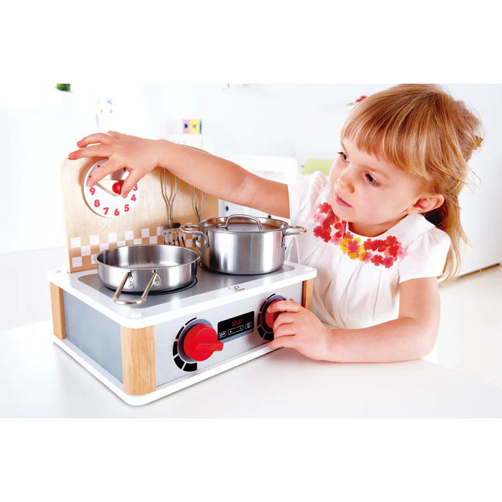 Hape 2 In 1 Kitchen & Grill Set