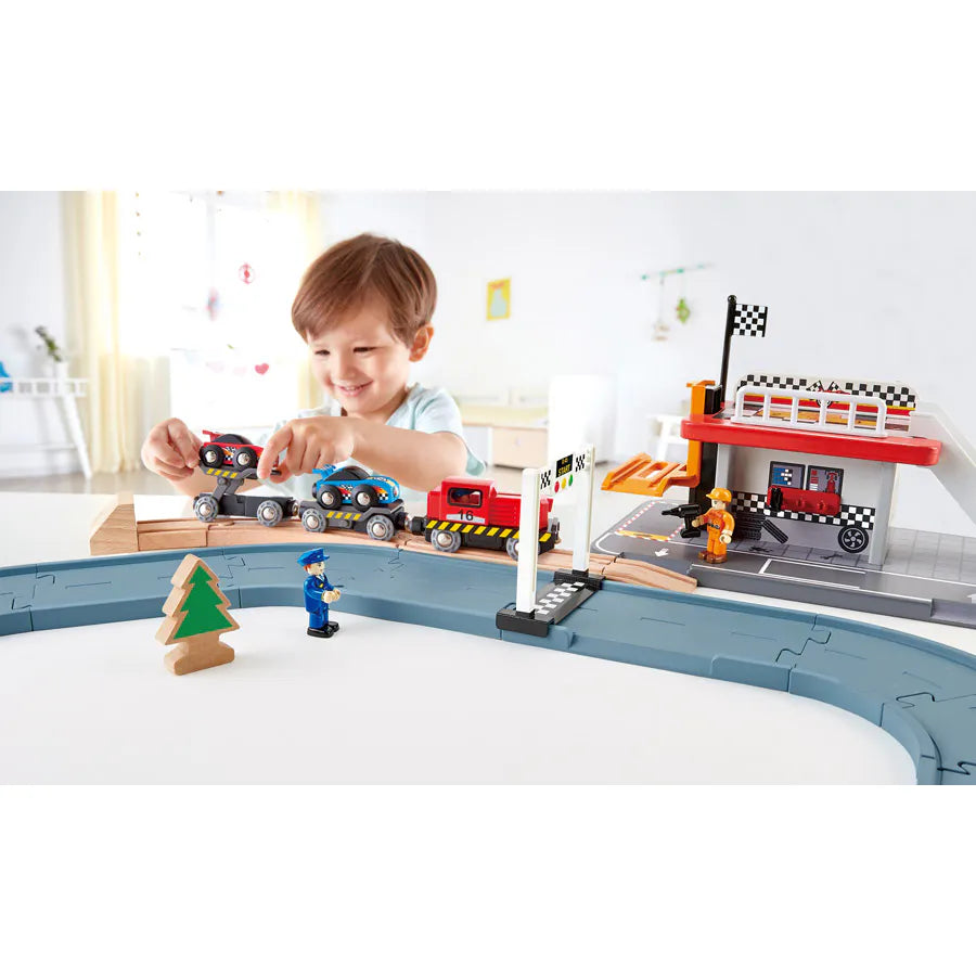 Hape Race Car Transporter