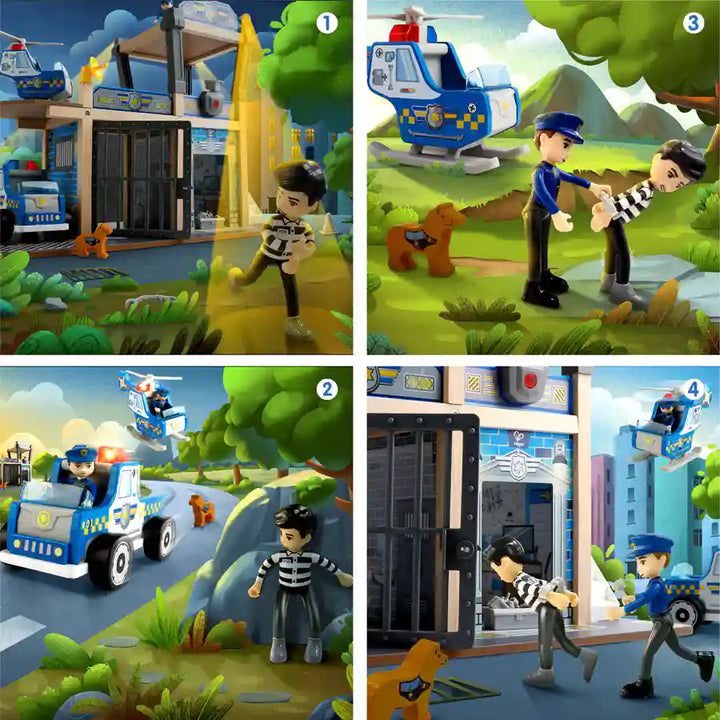 Hape Metro Police Dept Playset