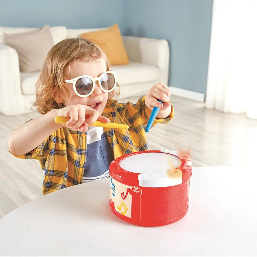 Hape Learn With Lights Drum Hape Learn With Lights Drum