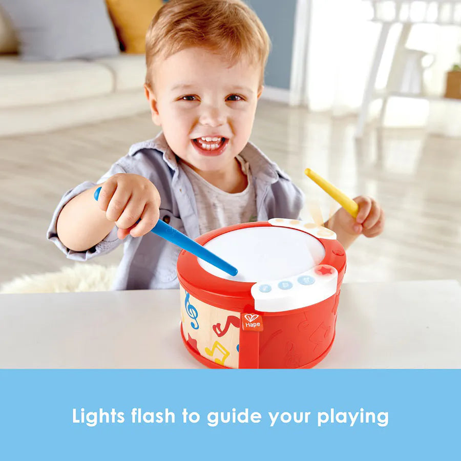 Hape Learn With Lights Drum Hape Learn With Lights Drum