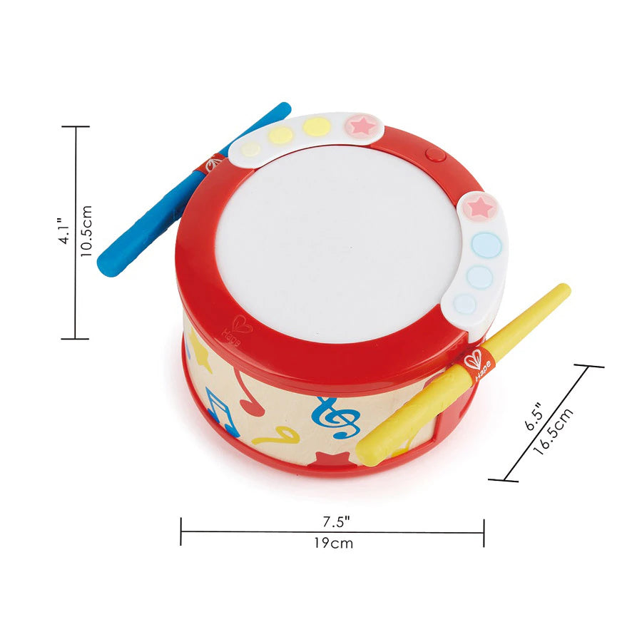 Hape Learn With Lights Drum Hape Learn With Lights Drum