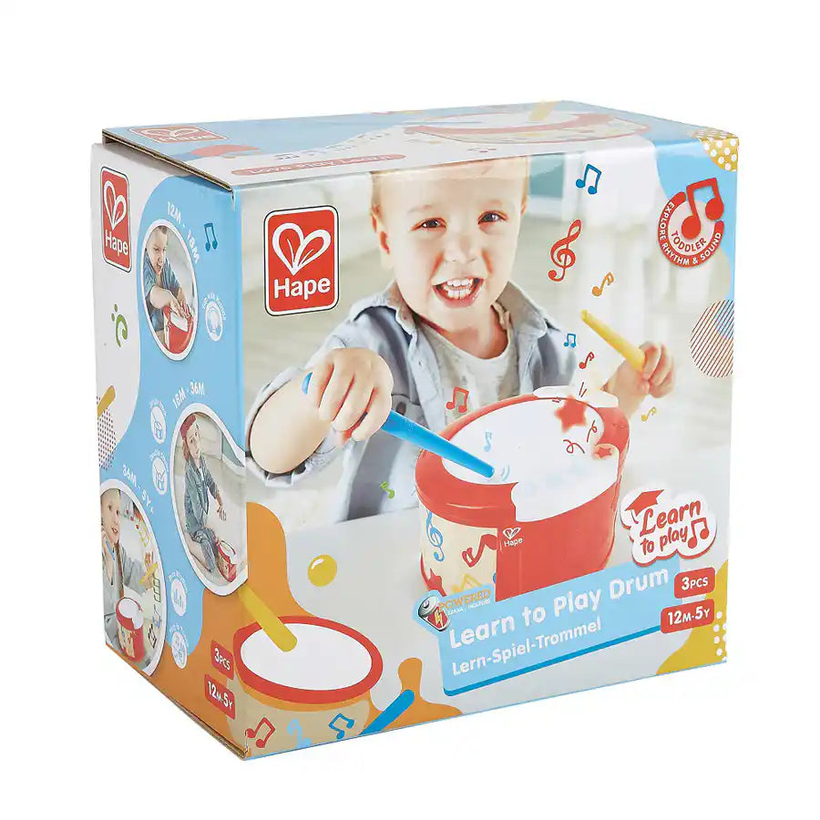 Hape Learn With Lights Drum Hape Learn With Lights Drum