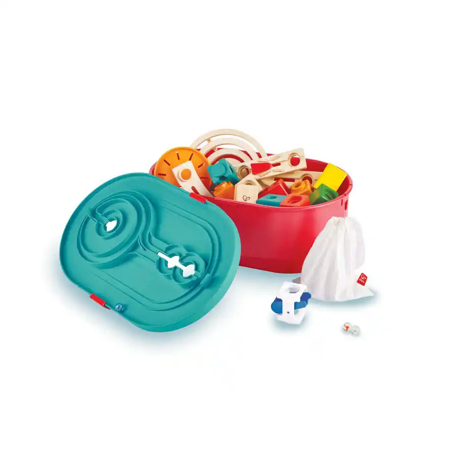 مجموعة دلو Hape Quadrilla Stack Track مجموعة دلو Hape Quadrilla Stack Track