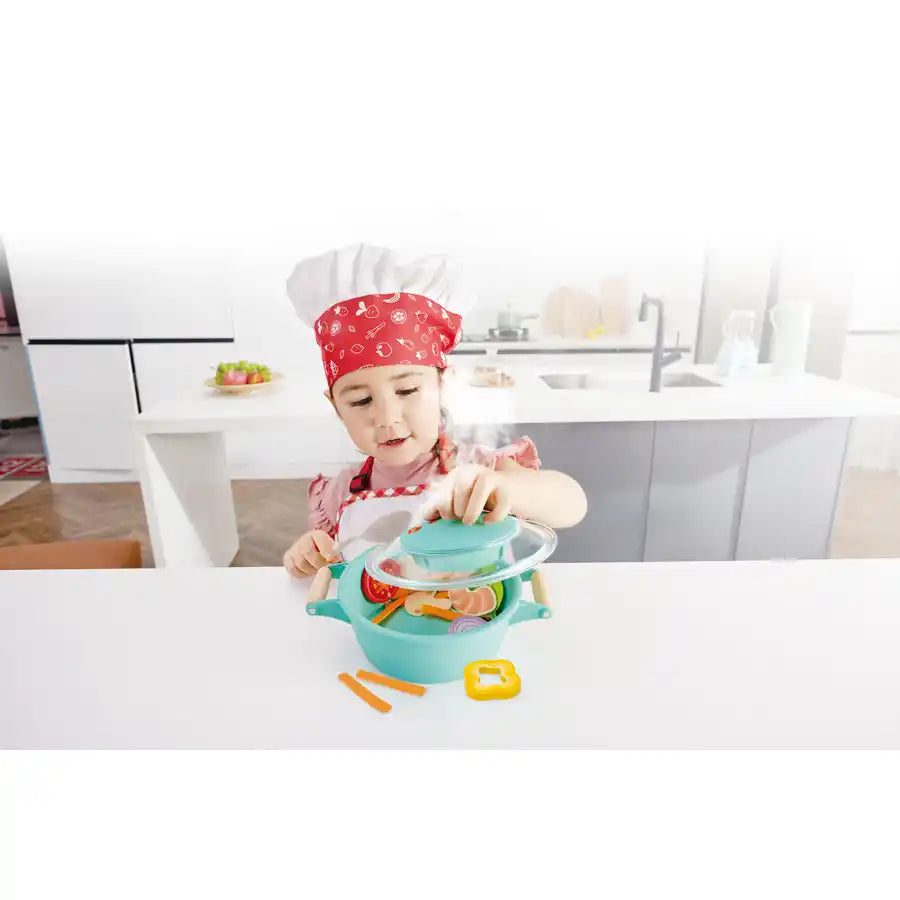 Hape - Little Chef Cooking & Steam Playset