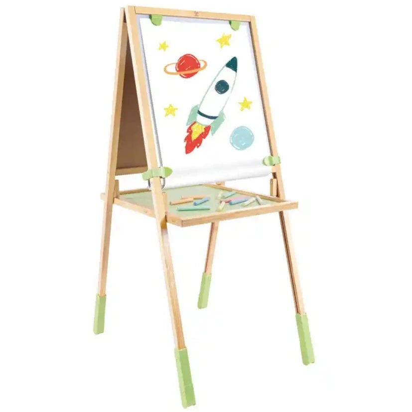 Hape Step Up Bamboo Easel Hape Step Up Bamboo Easel