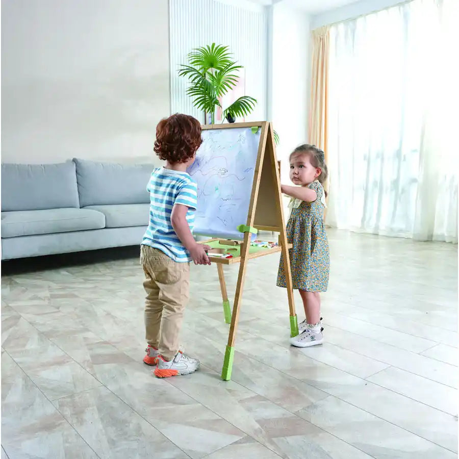 Hape Step Up Bamboo Easel Hape Step Up Bamboo Easel