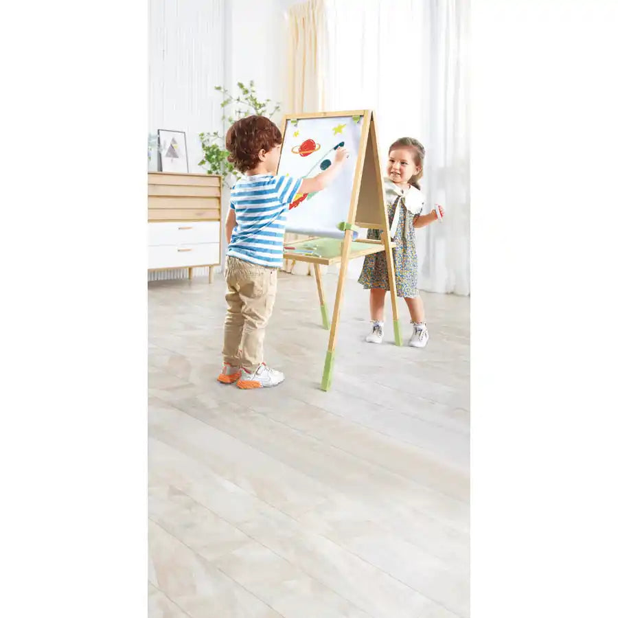 Hape Step Up Bamboo Easel Hape Step Up Bamboo Easel