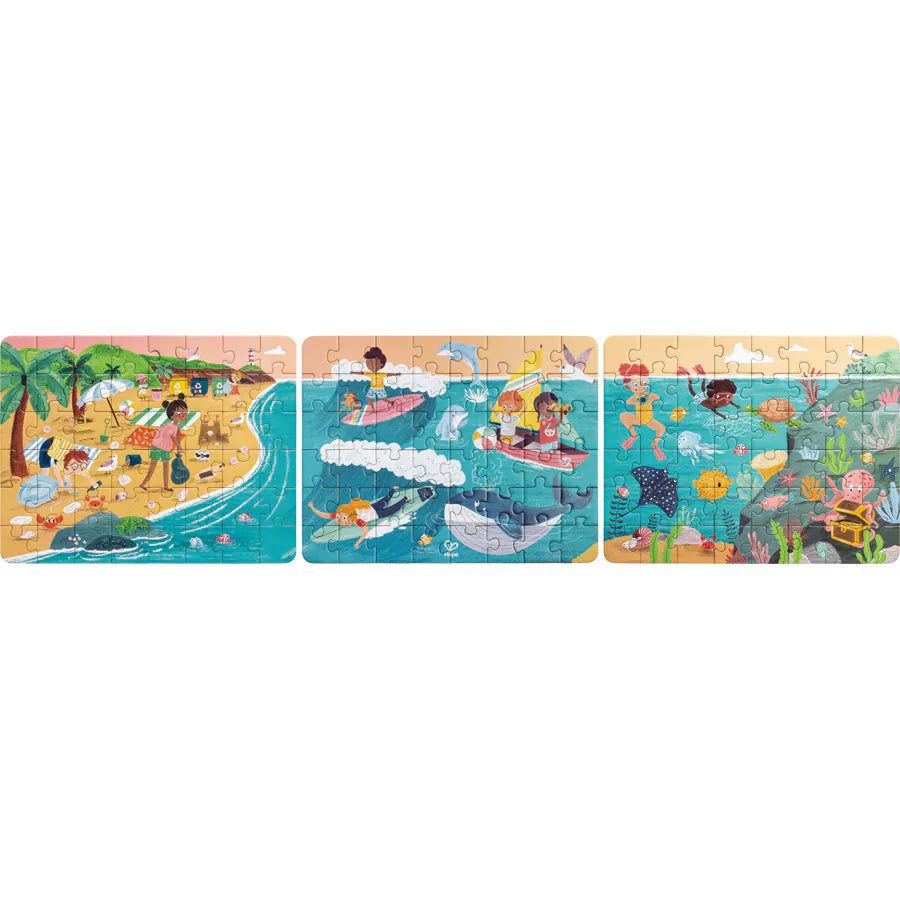 لعبة أحجية أصدقاء المحيط من هيبي (78 × 20 سم) لعبة أحجية أصدقاء المحيط من هيبي (78 × 20 سم)