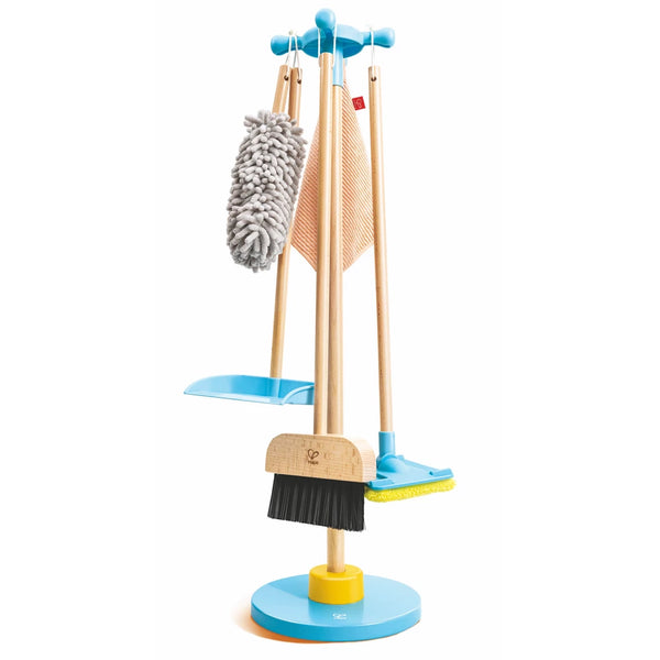 Hape Clean Up Broom Set Cleaning Playset 6pcs