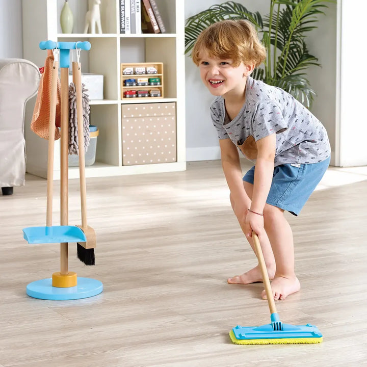 Hape Clean Up Broom Set Cleaning Playset 6pcs