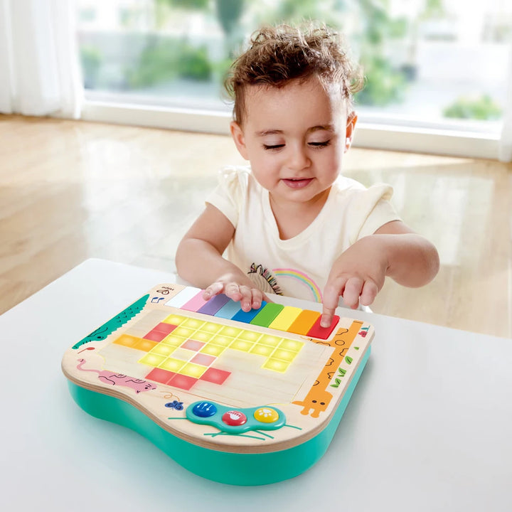 Hape 3 in1 Dynamic Pixel Piano with Lights Musical Instrument