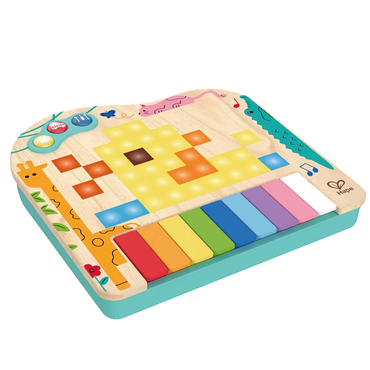 Hape 3 in1 Dynamic Pixel Piano with Lights Musical Instrument