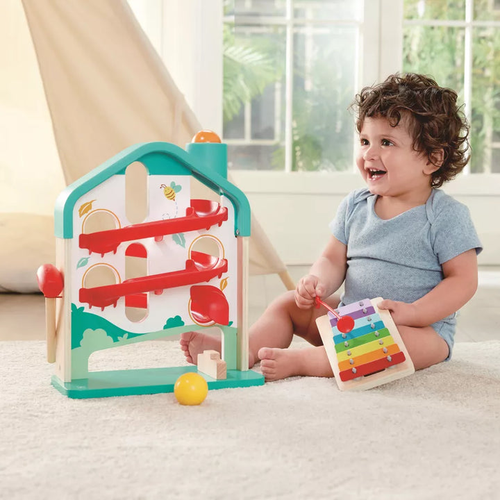 Hape Wooden Melody Mansion Ball Run