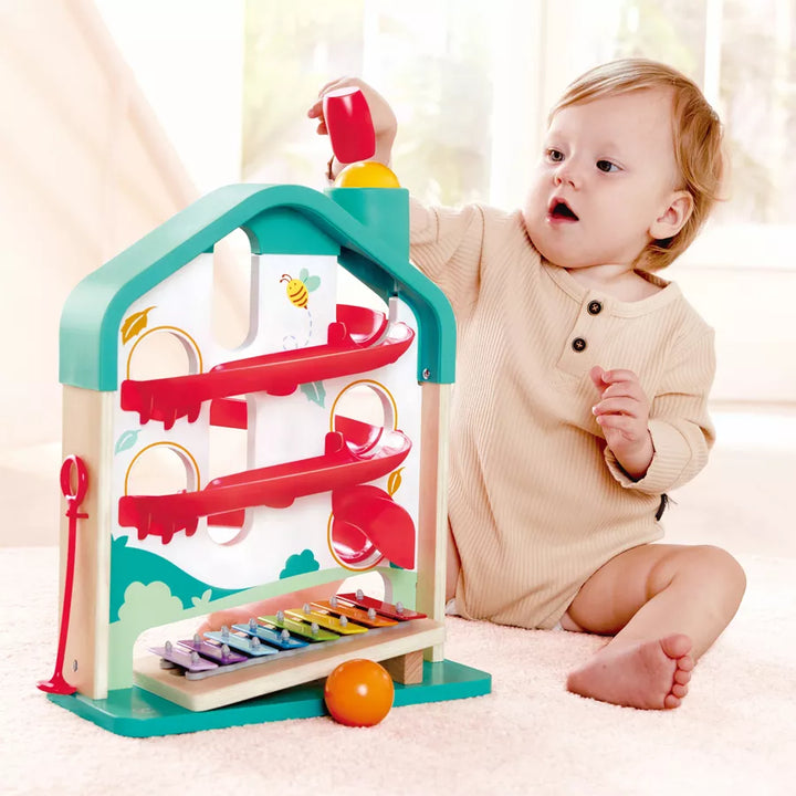 Hape Wooden Melody Mansion Ball Run