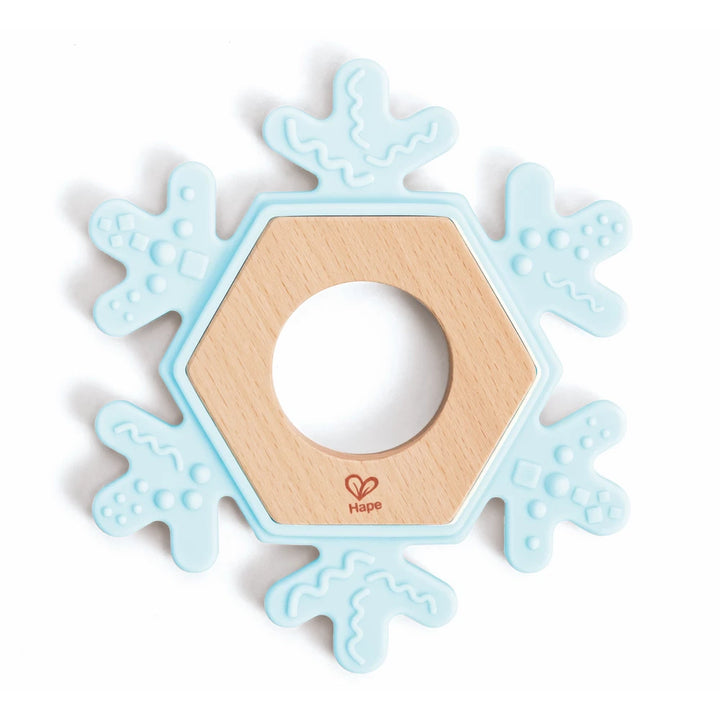Hape Snowy Teether BPA-free Silicone Snowflake Toy