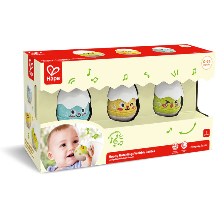 Hape Happy Hatchlings Wobble Rattles