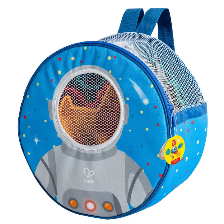 Hape Space Explorer Sand Ship Beach Toys with Backpack 6pcs