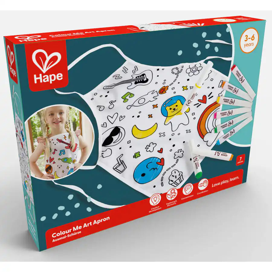 مريلة فنية من Hape Colour Me مريلة فنية من Hape Colour Me