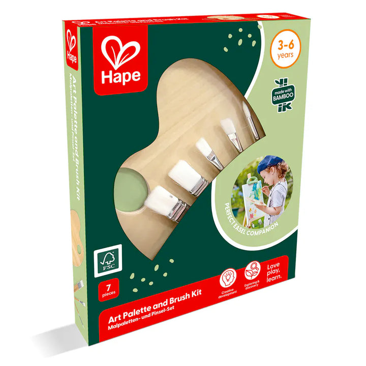 Hape Art Palette And Brush Kit