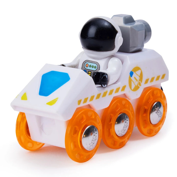 Hape Mars Mission Launch Glow in the Dark Railway Trainset 34pcs