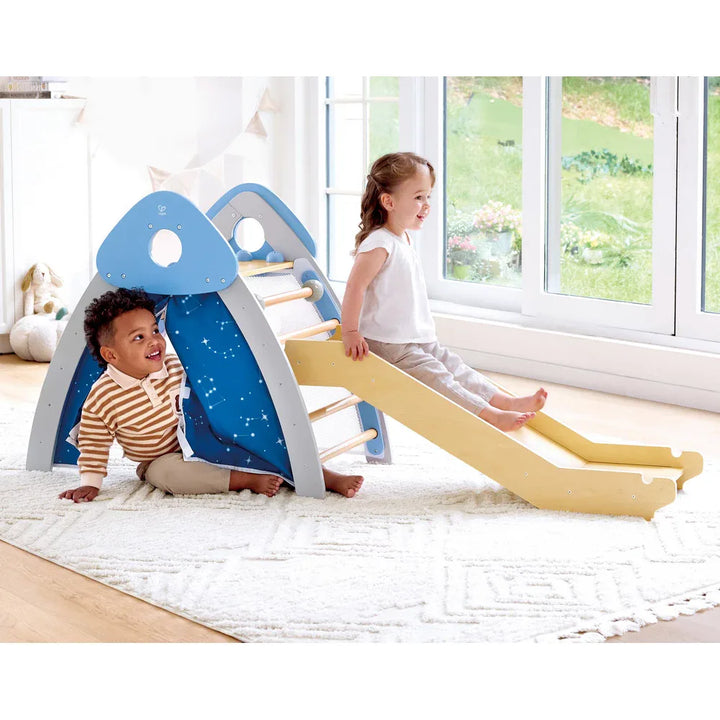 Hape 4 in1 Climb & Slide Gym Set